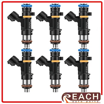 Inyectores de combustible 6 piezas FJ828 para Nissan Murano 350Z 2004-2008 Infiniti FX35 G35 M35 Foto 1 de 4