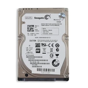 Seagate Momentus 500GB SATA-III 2.5" 9.5MM 7200RPM 6Gb/s HDD - Afbeelding 1 van 1