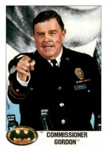 1989 Topps Batman Series One Commissioner Gordon #8