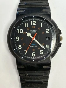 Timex Black Mens Analogue Watch Ufc Debut TW2V56800 UNTESTED Quartz sports WATCH - Picture 1 of 8
