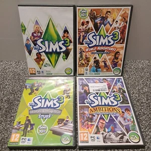 The Sims 3 Base Game + 3 Expansion Packs PC Games Bundle Tested Electronic Arts - Picture 1 of 3