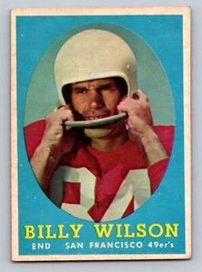 1958 Topps #95 Billy Wilson   San Francisco 49ers - Picture 1 of 2