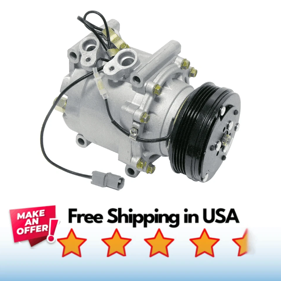 Compressor A/C Fit Acura Civic del Sol 1993-1997, Honda CR-V 1997-2001 - Image 1 of 1