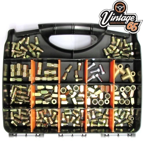 Brake Pipe Connectors Male Female In-line 3 Way 10mm x 1mm Metric x 182 Populars - Image 1 of 1