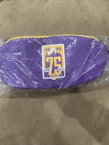 LA Los Angeles Lakers 75th Anniversary Sling Bag Fanny Pack Satchel SGA 3/12/23 Cover