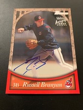 Russell Branyan 1999 Bowman Certified Autograph Issue BA14