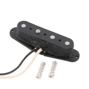 Pastilla de guitarra para telebajo de 4 cuerdas 51PB Alnico 5 imanes Alnico V negro - Imagen 1 de 4