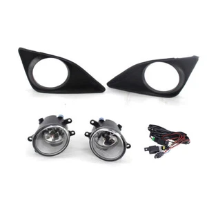 Pair Front Bumper Fog Light Cover& Bulbs Fit For Toyota Corolla 2008-2010 - Bild 1 von 6