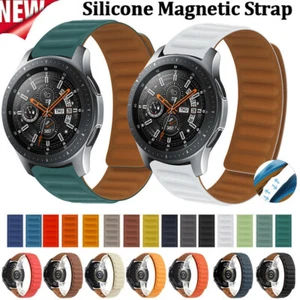 For Samsung Galaxy Watch 5 4 44 40 Classic 42 46 Magnetic Silicone Strap Band - Picture 1 of 43