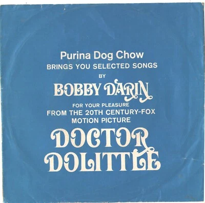 BOBBY DARIN-COLUMBIA SPECIAL 3-SONG-EP-PROMO ONLY PICTURE SLEEVE+45-(DR.DOOLITTL - Image 1 of 4