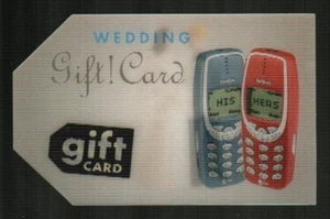 BEST BUY His Hers, Wedding ( 2002 ) Die-Cut Lenticular Gift Card ( $0 ) RARE - Picture 1 of 2