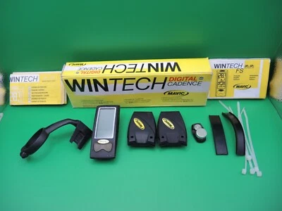 MAVIC WINTECH WIRELESS CYCLE COMPUTER 2003 - INCLUDES CADENCE SENSOR + MOUNT etc - Image 1 of 4