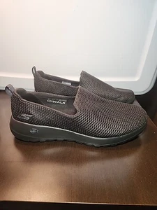 Skechers Go Walk Joy Walking Shoes Womens 10 Wide Black Mesh Slip On Low Top - Picture 1 of 9