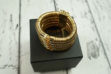 RARE BALMAIN x H&M EXCLUSIVE Gold Multi Strand Bracelet Cuff WORN BY GIGI HADID