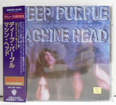DEEP PURPLE MACHINE HEAD JAPAN 1999 24K GOLD CD 30TH EDITION WARNER WPCR-10192 - Image 1 of 4