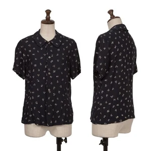 COMME des GARCONS Discharge Printing Floral Rayon Shirt Size XS(K-160755) - Picture 1 of 12