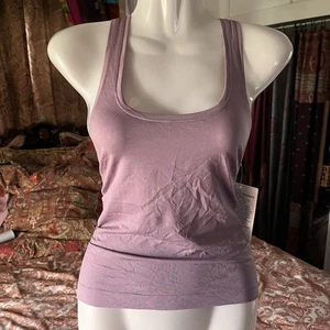 NEU Lululemon Größe 4 Swiftly Tech Racerback Tank 2.0 Top Lavendel Mauve Logo Neu mit Etikett - Bild 1 von 9