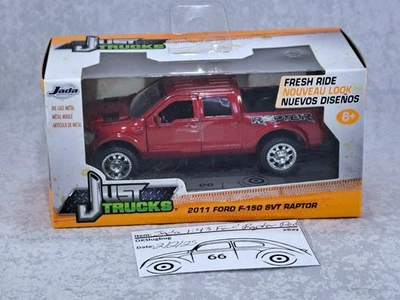 Jada Toys Diecast 1:32 Ford F-150 Raptor in Red *** Mint in Box *** Just Trucks - Image 1 of 3