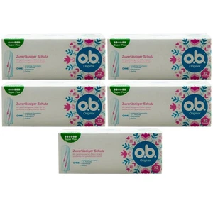 o.b. SUPER PLUS 5 x 32 Stück o.b. Original - 100% pflanzlich Tampon parfümfrei - Picture 1 of 1