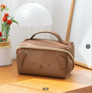 Miffy Bunny Kosmetik Make-up Tasche Tragbar Multifunktion Boris Braun 17×9×9 - Bild 1 von 4