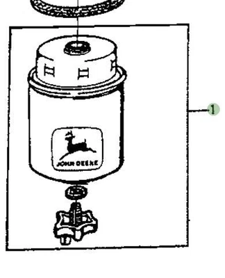 John Deere Original Equipment Fuel Filter - RE62424 - Image 1 of 4