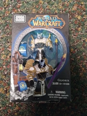 World of Warcraft Mega Bloks GENDRIK RARE! New Damaged Box  - Image 1 of 4