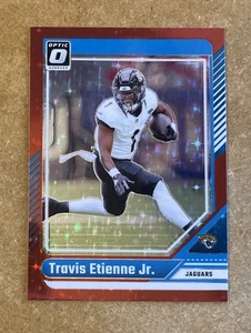 2024 Donruss Optic Travis Etienne Red Stars Prizm SP #89 Jacksonville Jaguars - Bild 1 von 2