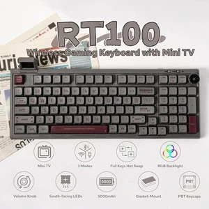 EPOMAKER RT100 97 Keys Gasket BT5.0/2.4G/USB-C Mechanical Keyboard - Picture 1 of 2