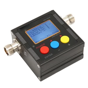 Miernik krótkiej fali SWR z podświetlanym wyświetlaczem LCD HF 1,5-70MHz 120W Cyfrowy krótki FY - Zdjęcie 1 z 24