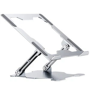 Metal Notebook Stand Laptop Riser Holder for Desk Anti-slip Bracket - Afbeelding 1 van 11