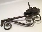 Barocker Wandkerzenhalter / Eisen geschmiedet / 17.- 18. Jhd.