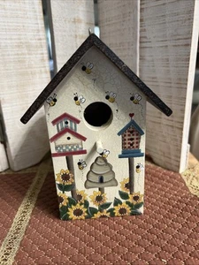 (#353) Holz Vogelhaus Bienen- & Bienenstock - Bild 1 von 8