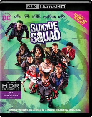 Suicide Squad 4K UHD Blu-ray Will Smith NEW Foto 1 de 3