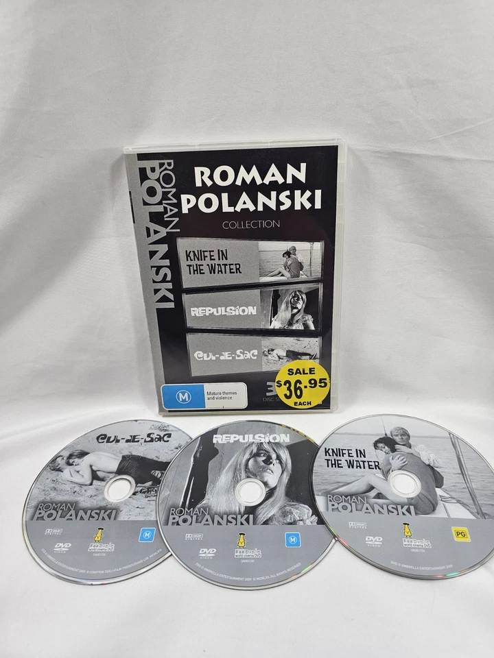 Roman  Polanski Collection - Knife in the Water, Repulsion, Cul-De-Sac - Image 1 of 1