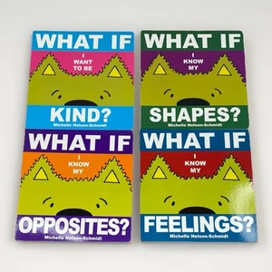 What If Board Book Lot of 4 Michelle Nelson-Schmidt Kids Learning Series - Picture 1 of 16