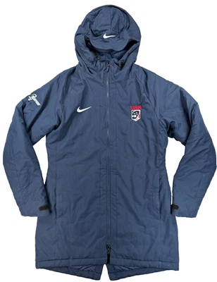 Nike US Lacrosse Team Winter Parka Long Jacket in Navy Blue (Size M) - Image 1 of 4