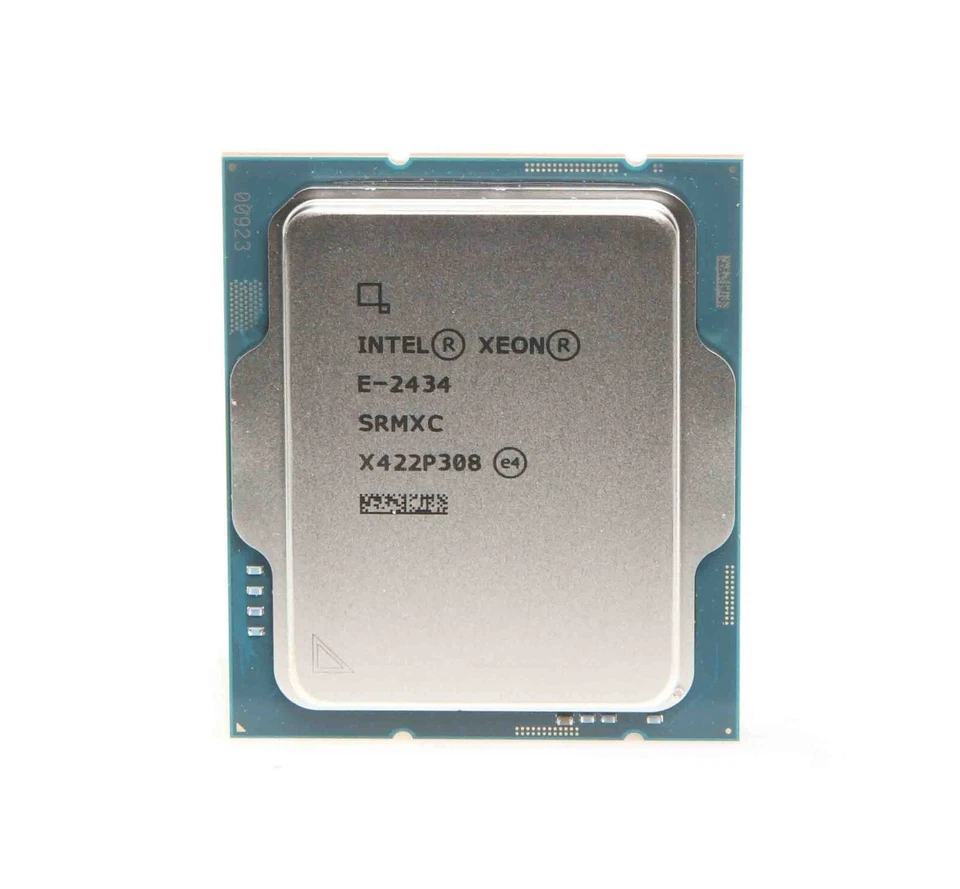 Intel Xeon E-2434 (SRMXC) Processor 12M Cache 3.40 GHz FULL VERSION - Image 1 of 1