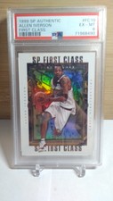 1999-00 SP Authentic First Class #FC10 Allen Iverson PSA EX-MT 6