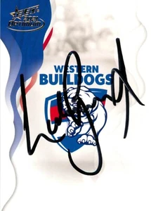 Signed 2021 WESTERN BULLDOGS AFL Card LUKE BEVERIDGE - Picture 1 of 3