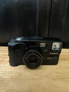 Canon Sure Shot Megazoom 76 Black 38-76mm Lens Point & Shoot Compact Film Camera - Picture 1 of 6