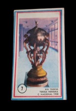 Teresa Herrera cup trophy collectible card 1958.