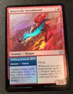 Runescale Stormbrood - Foil - TDM - MTG - EN - NM - 0221 - Picture 1 of 1