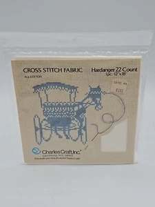 Nuevo Charles Craft Punto de Cruz Tela Hardanger 22 unidades 12"x18" Blanco - Imagen 1 de 3