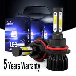 For Dodge Ram 3500 Van 5.2L 5.9L 1999-2003 9004 LED Headlights Bulbs Xenon White - Picture 1 of 15