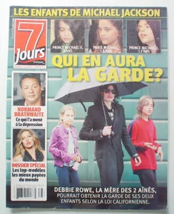 REVISTA 7 DÍAS, 10 DE JULIO DE 2009, MICHAEL JACKSON **** UNA REVISTA FRANCESA DE 2009 - Imagen 1 de 4