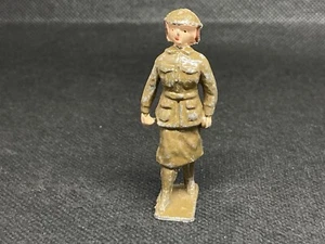 ATS Female Soldier In Steel Helmet By Crescent blue 432) - Picture 1 of 6