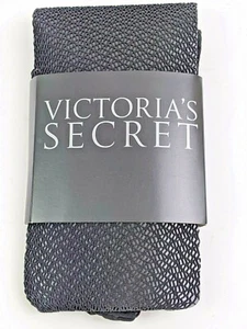 Victoria Secret One Size Crochet Leggings Fish net style Black Full length - Picture 1 of 2
