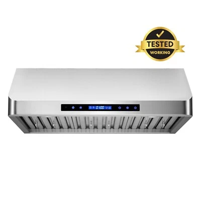 30 In. Under Cabinet Range Hood (OPEN BOX) 500 CFM, Stainless Steel LCD Controls