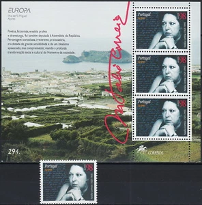 Azores Stamp & S/S Europa Famous Women 1996 MNH-10,50 Euro - Picture 1 of 1