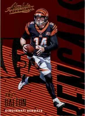 2018 Panini Absolute Andy Dalton Cincinnati Bengals #19 - Image 1 of 2